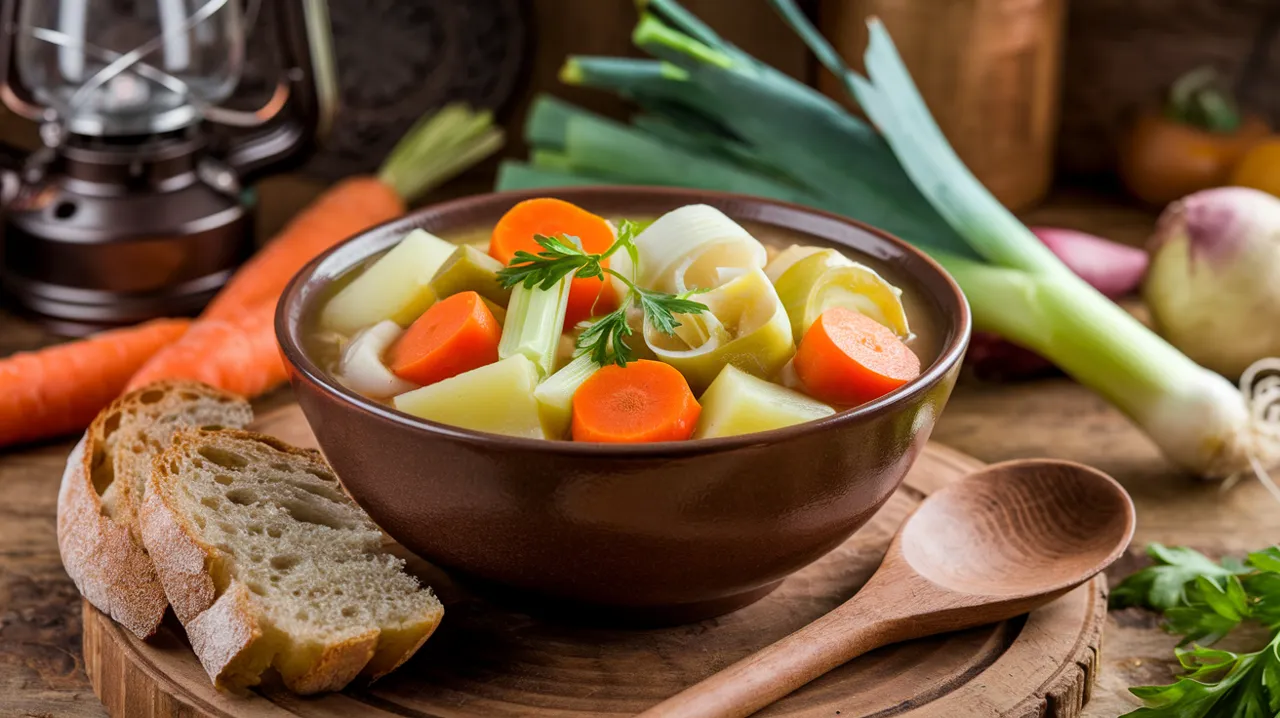 Soupe réconfortante aux sept légumes