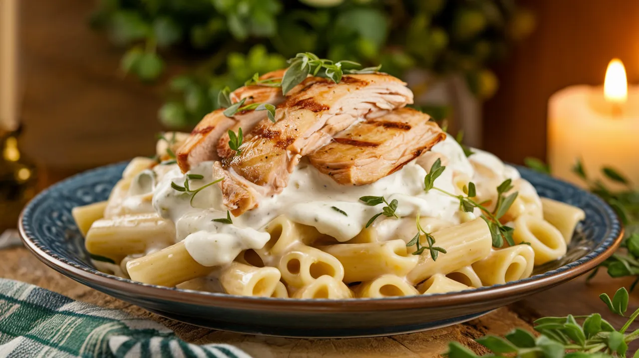 Pâtes crémeuses au poulet Alfredo : un délice réconfortant
