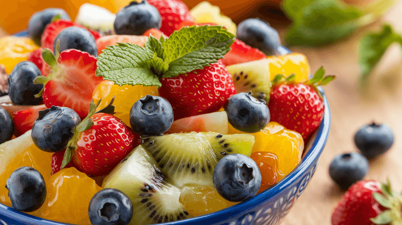 Salade de fruits d'été rafraîchissante