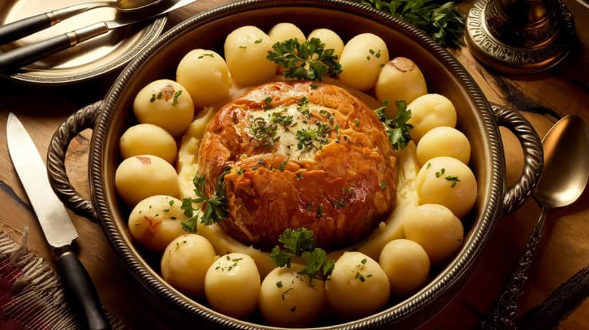 Haggis écossais traditionnel