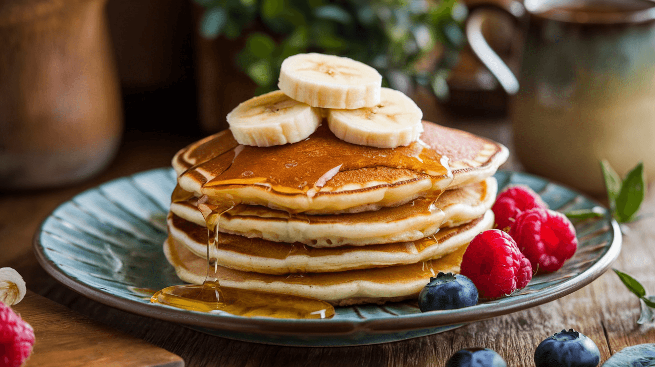 Pancake à la banane healthy sans sucre ajouté