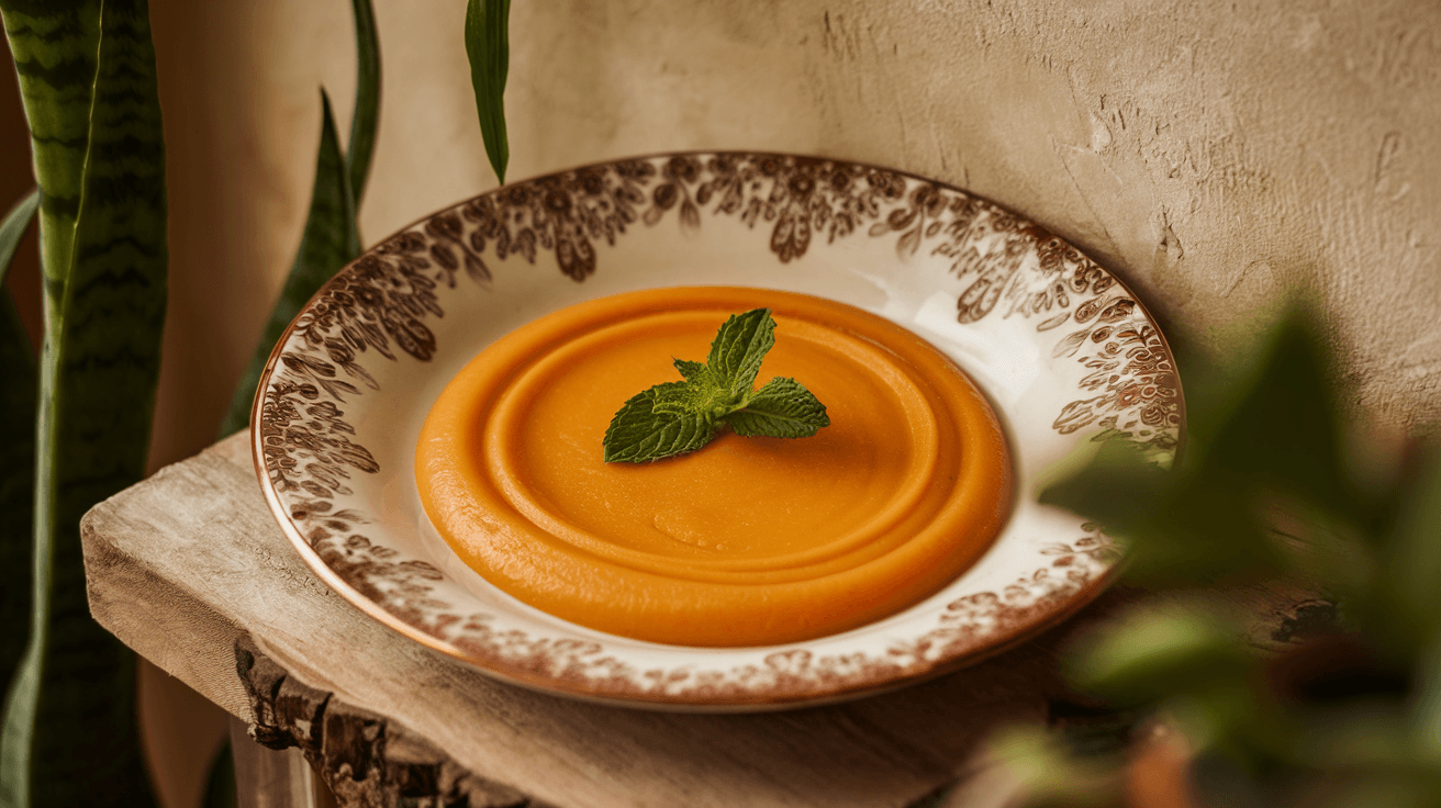 Purée de carotte à la vanille