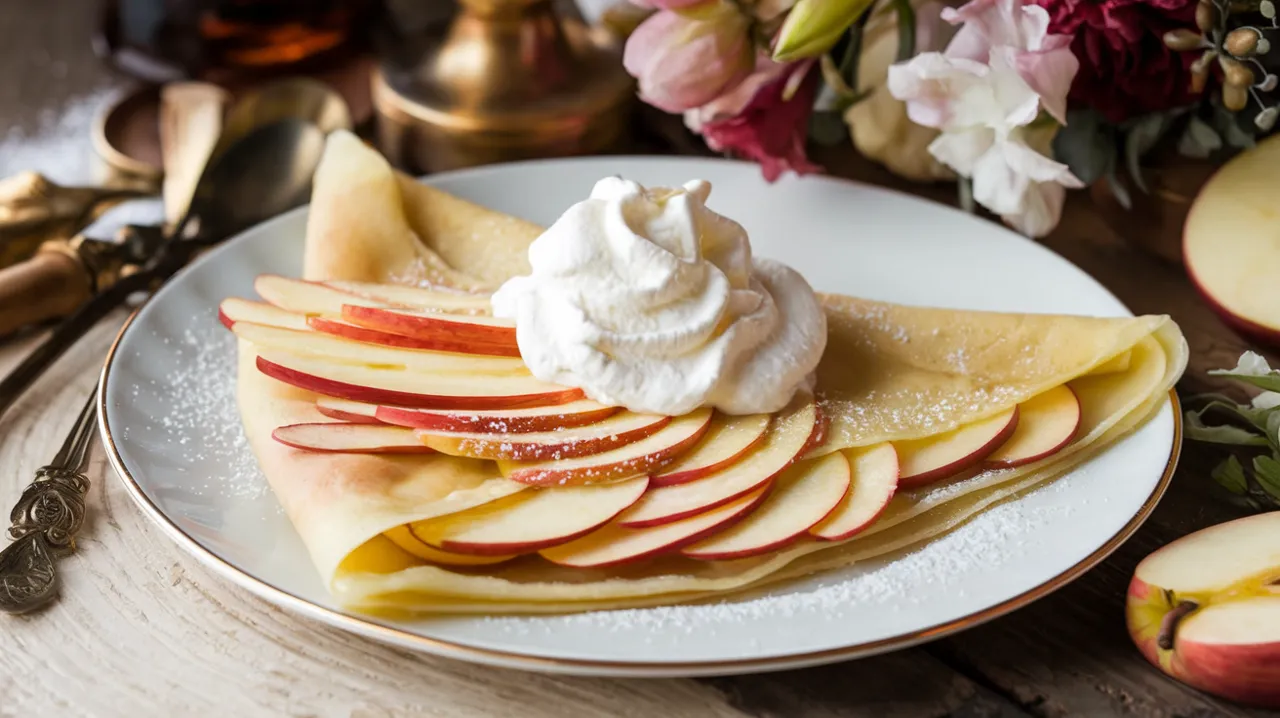 Crêpes aux pommes façon grand-mère