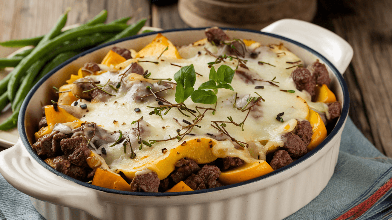 Gratin de bœuf haché et potimarron