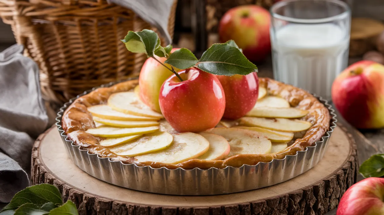 Tarte aux pommes rustique, un délice automnal