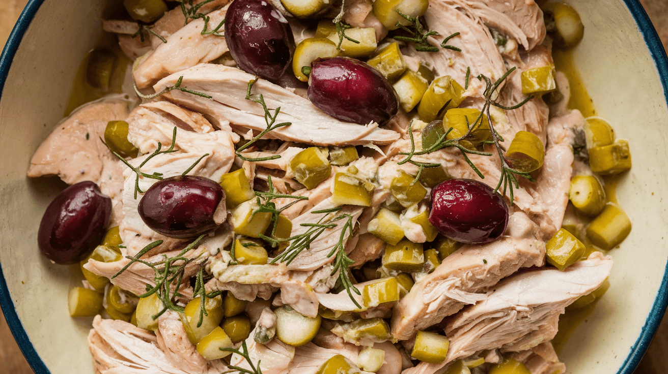 Rillettes de Poulet aux Cornichons et Câpres