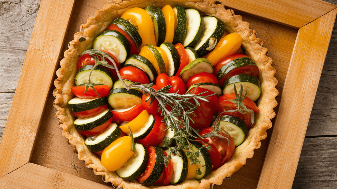Tarte aux légumes d'été