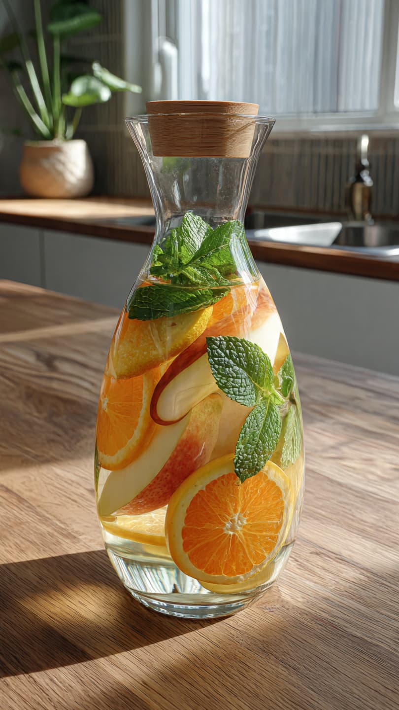 Infusion de fruits d'été rafraîchissante