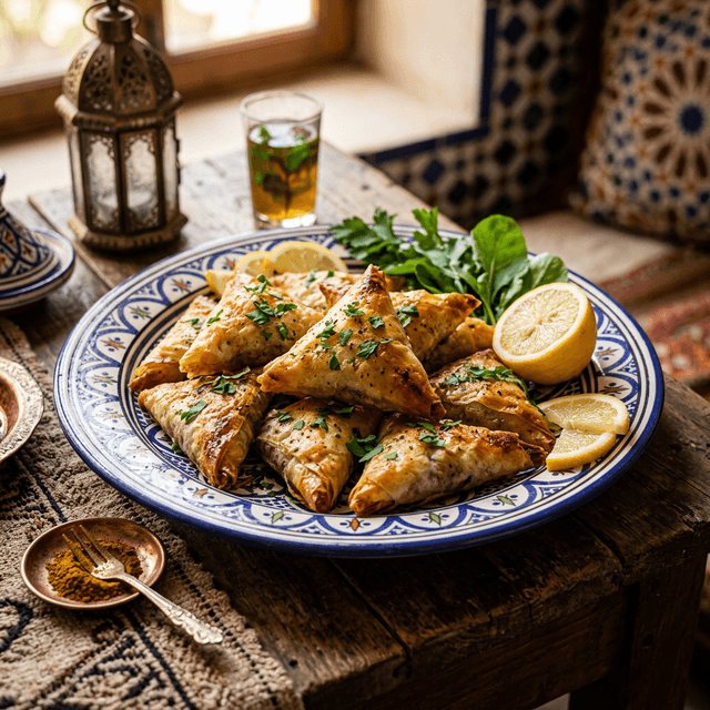 Briouates à la viande hachée (Bourek)