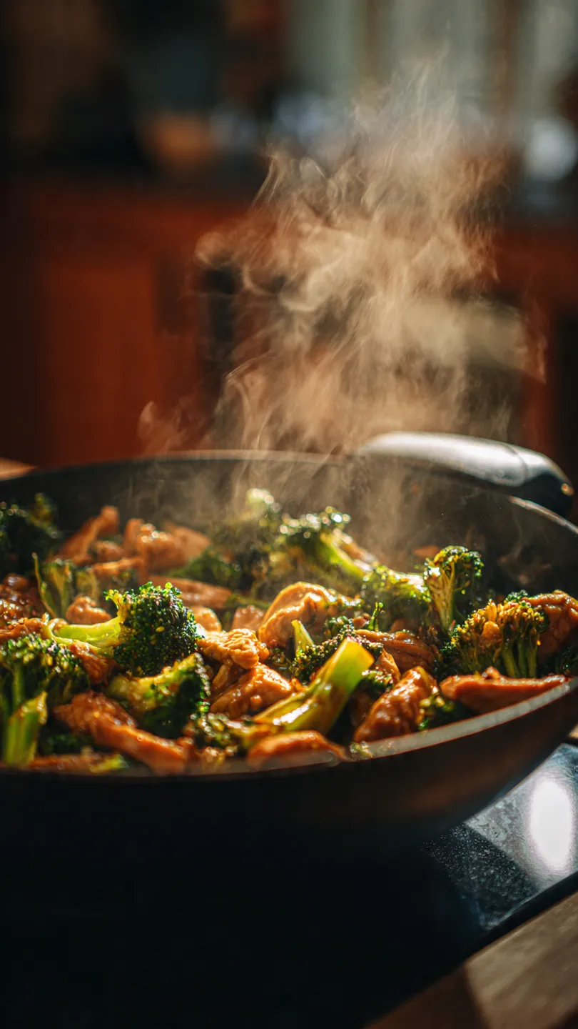 Sauté de Dinde et Brocoli à la Sauce Gingembre-Sésame