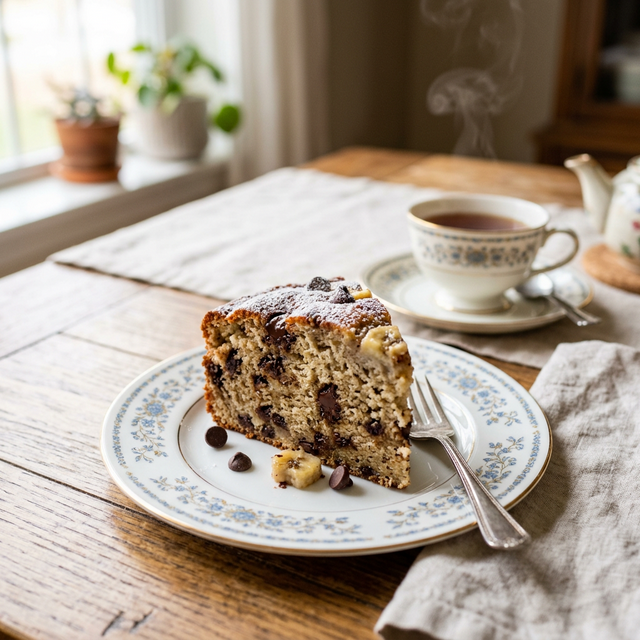Gâteau yaourt banane chocolat