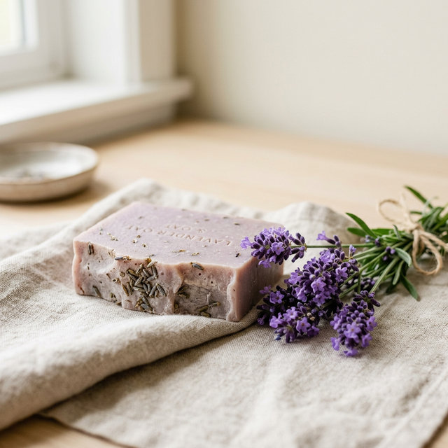 Savon parfumé à la lavande