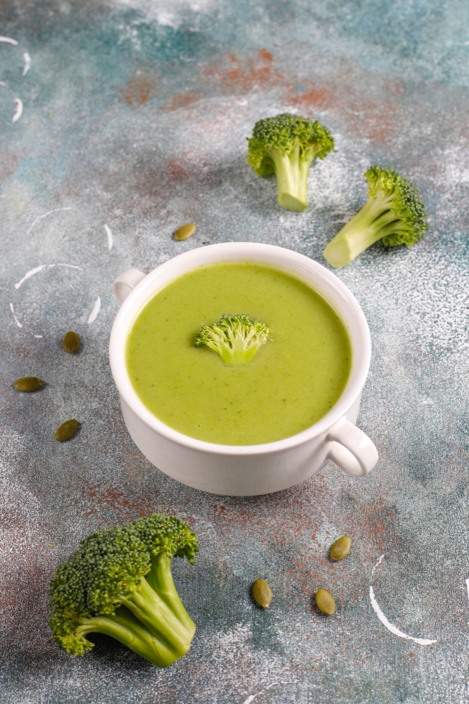 Potage au brocoli