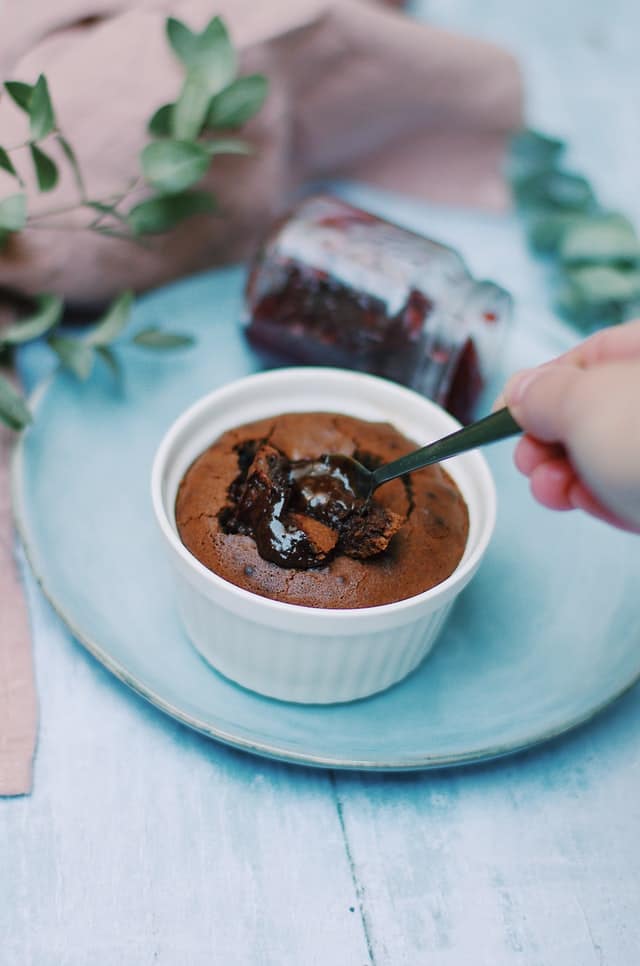 Mousse au chocolat aux cerises