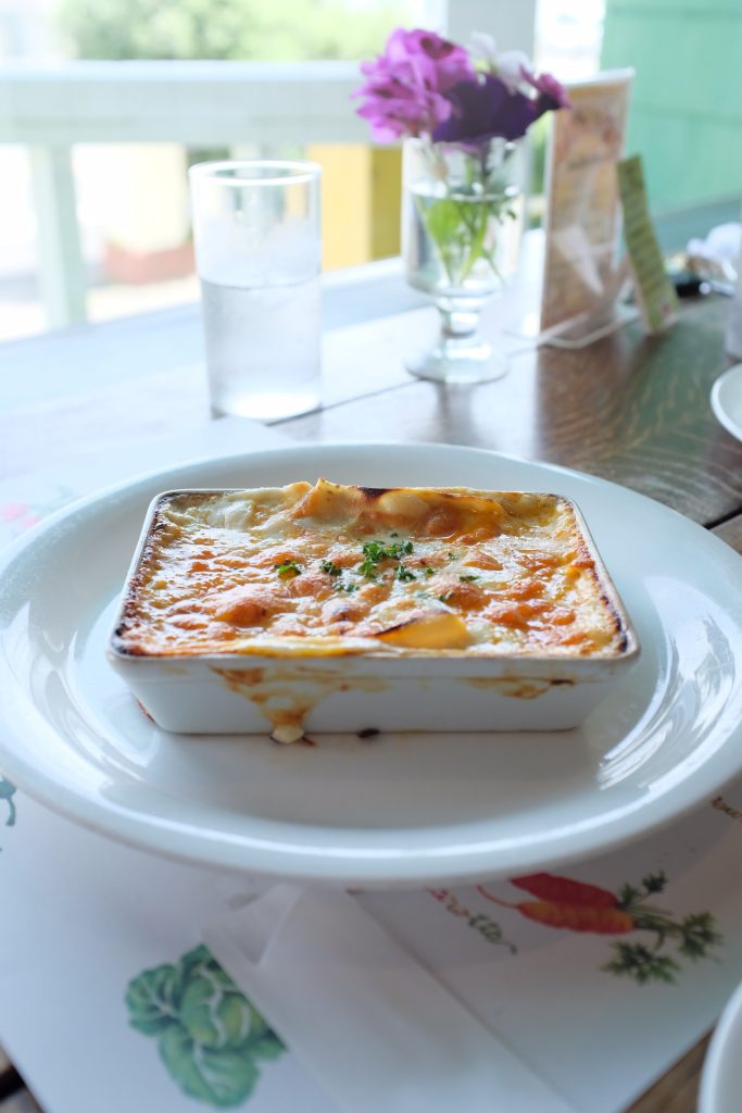 Lasagne aux oignons caramélisés