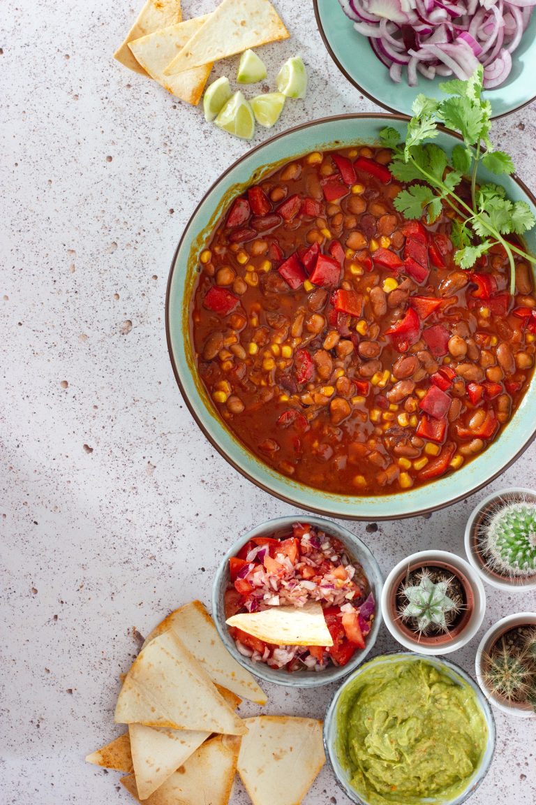 Chili à la dinde et aux haricots