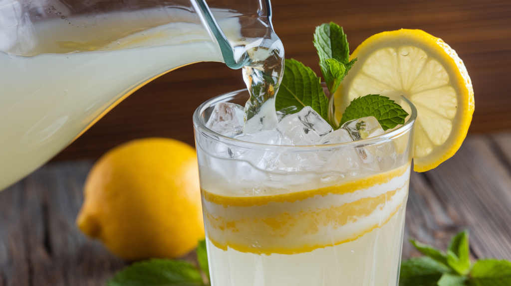 Limonade maison rafraîchissante