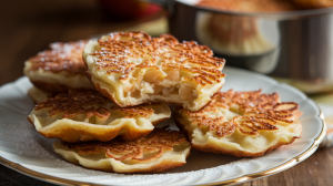 Beignets aux pommes faits maison