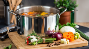 bouillon de légumes maison