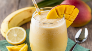 Smoothie mangue lait coco