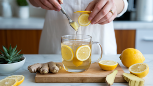 infusion gingembre citron rafraîchissante