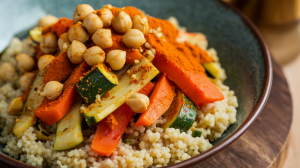 Couscous marocain végétalien