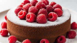 gâteau chocolat framboise recette