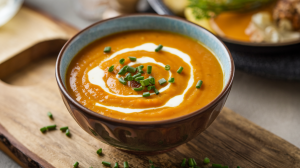 Soupe de carottes et gingembre