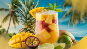 Cocktail de fruits exotiques